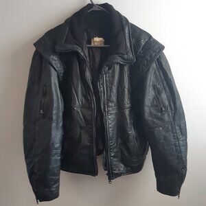 Vintage Genuine Leather Jacket Made in canada WomenCoat
